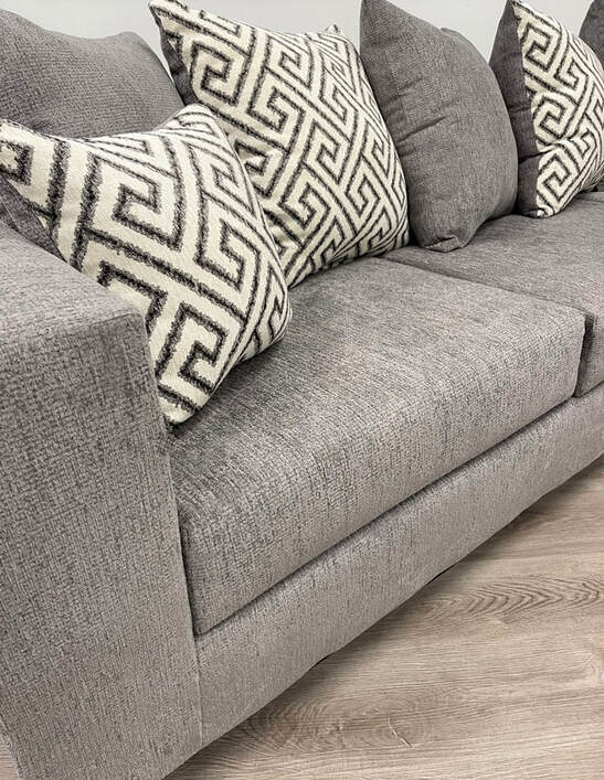 Smoke Fabric Sectional  110