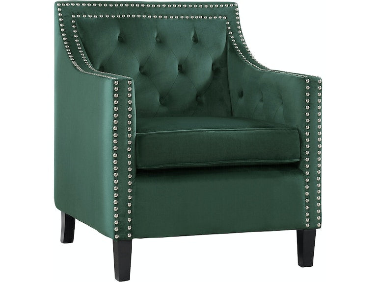 Grazioso Green Velvet Accent Chair
1297