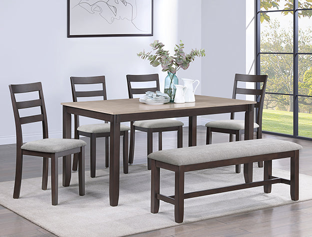 Branson Light Brown Dining Room Set 2255