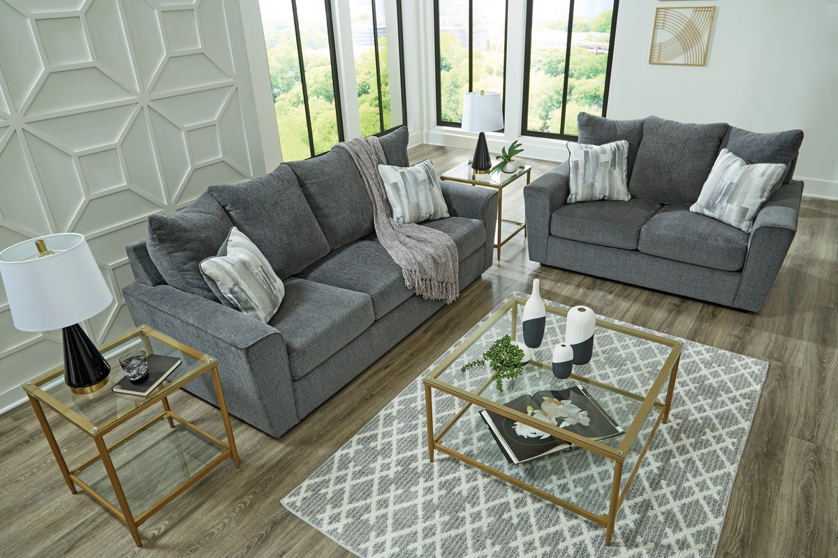 Stairatt Gravel Sofa and Loveseat 28502