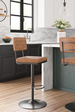 Load image into Gallery viewer, Strumford Brown Barstool D119-530 Set of 2