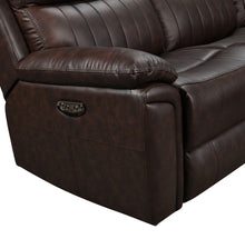 Load image into Gallery viewer, Fresno Brown POWER Reclining Sectional S7572