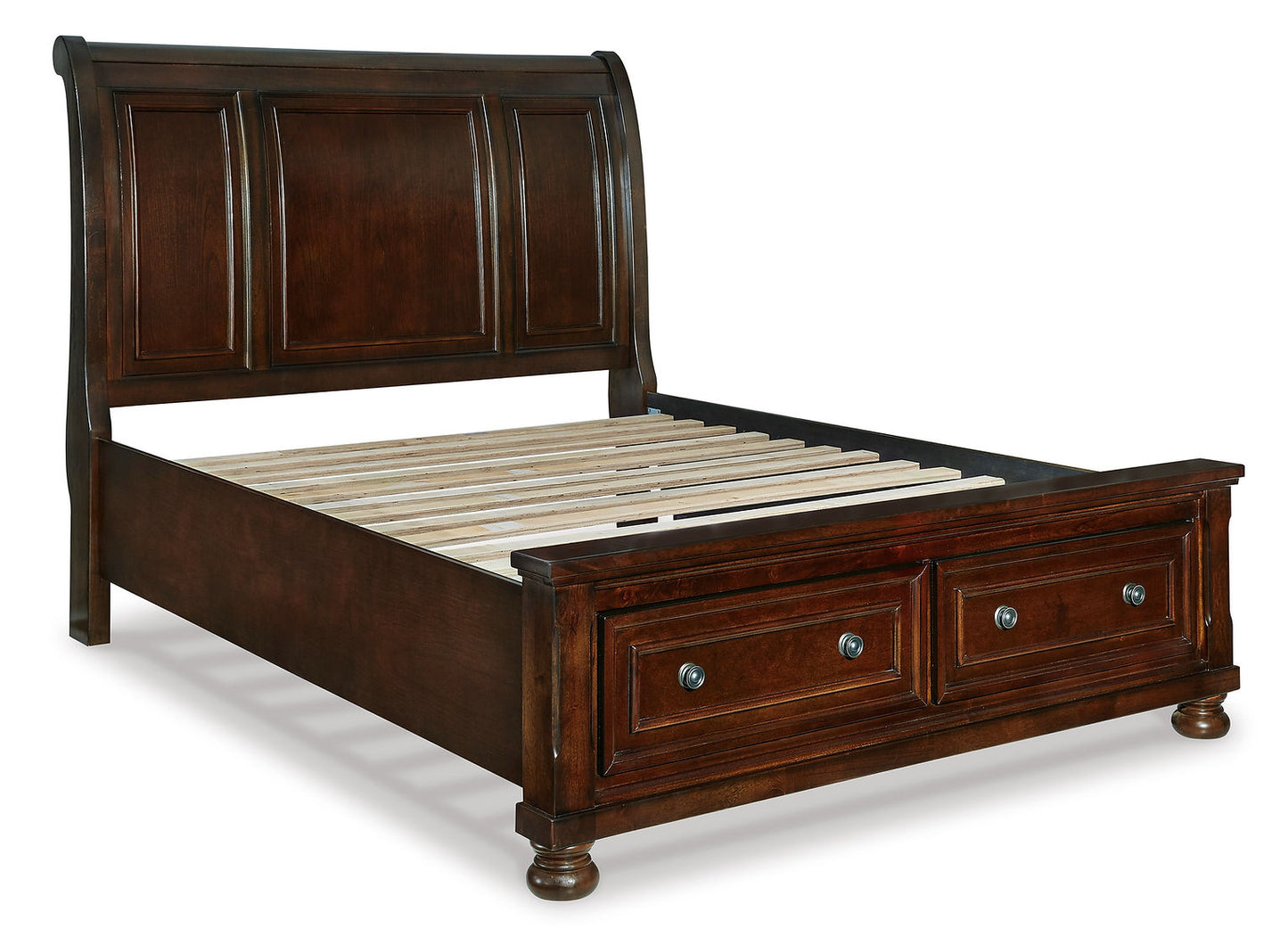 Porter Cherry Platform 4pc King Bedroom Set B697