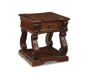 Anymore Rustic Brown End Table T869-2