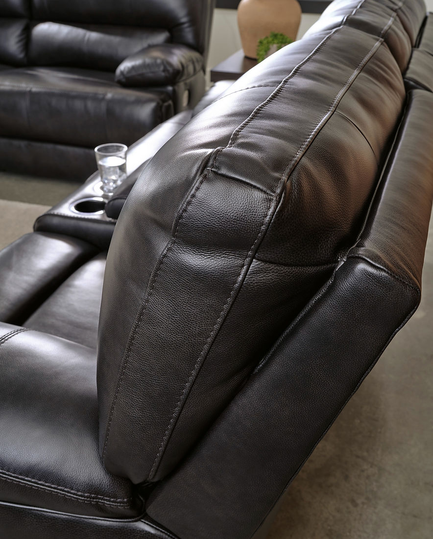 Mountainous Eclipse POWER Reclining Sofa and Loveseat U65801