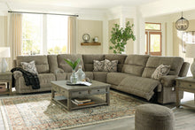 Load image into Gallery viewer, Lubec Taupe 6pc POWER Reclining Sectional