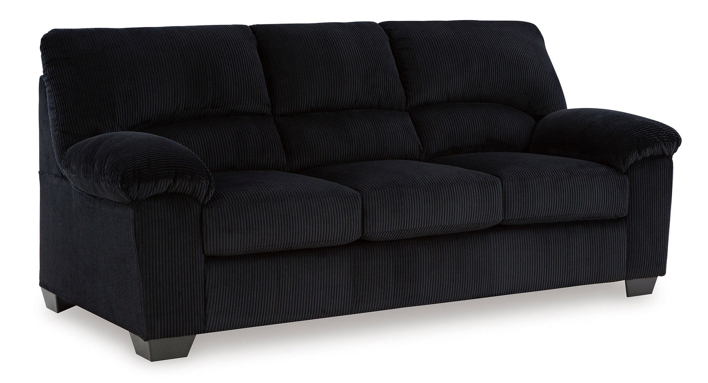 SimpleJoy Onyx Sofa and Loveseat 24203