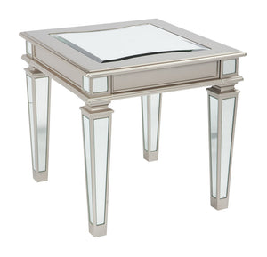 Tessani Silver End Table T099