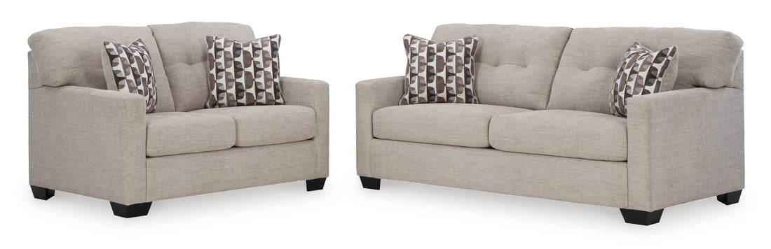Mahoney Pebble Sofa and Loveseat 31004