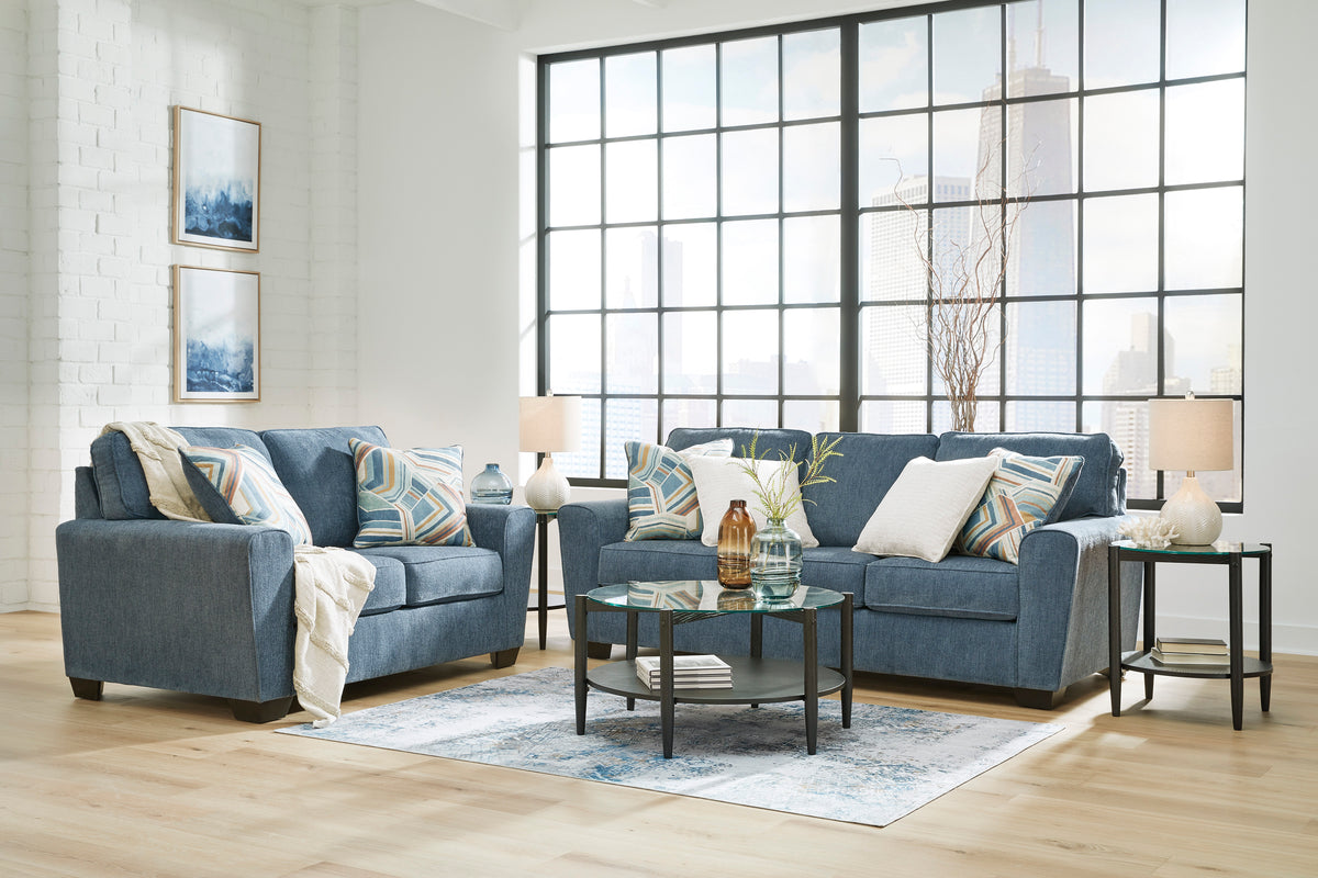 Cashton Blue Living Room Set
40605