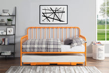 Load image into Gallery viewer, Constance Orange Daybed With Lift-Up Trundle