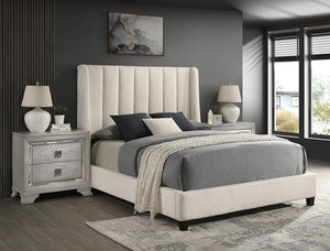 Agnes Boucle Ivory King Bed 5264