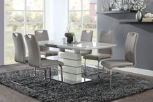 Load image into Gallery viewer, Glissand Chrome Metal/Gray Dining Set 5599