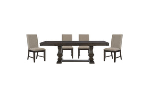 Southlake Wire Brushed Rustic Brown Dining Room Set 5741