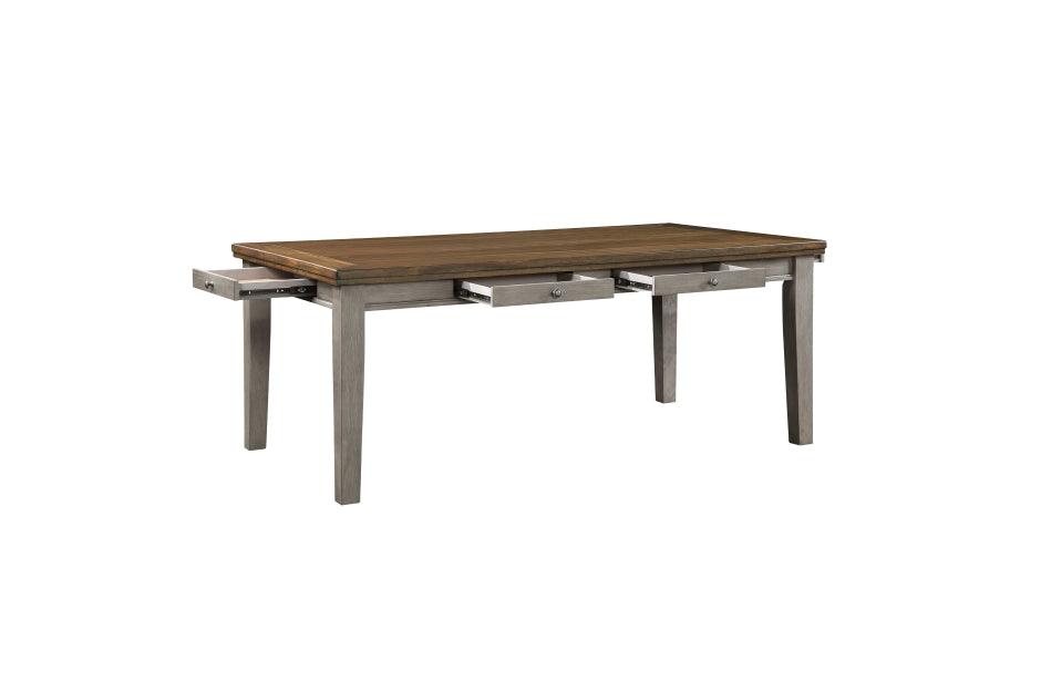 Tigard Cherry/Gray 7pc Dining Room Set 5761