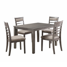 Load image into Gallery viewer, Lovell Gray 5-Piece Dining Set 5806
