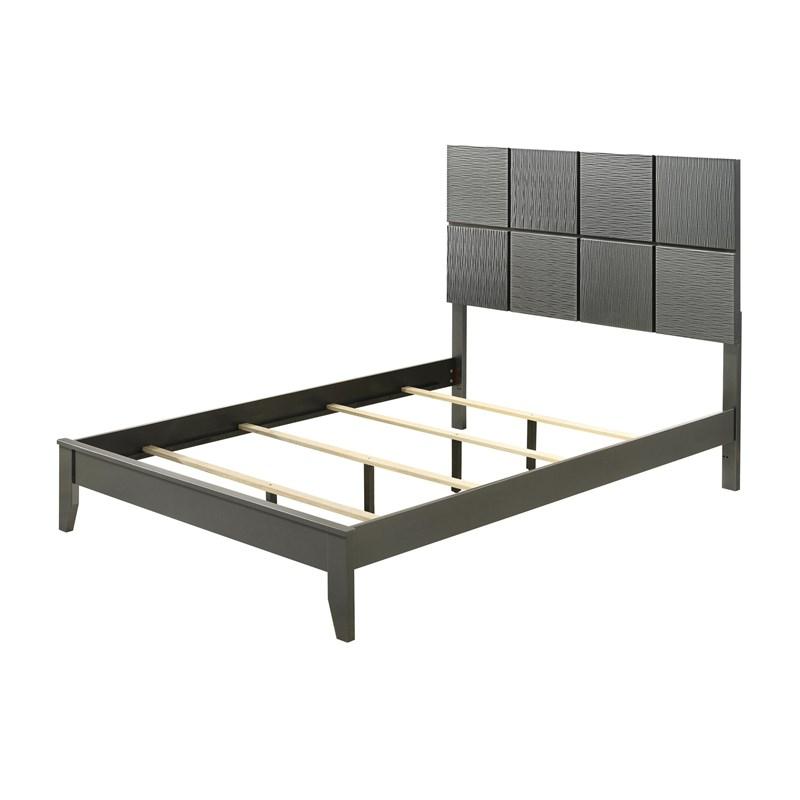 Denker Gunmetal Panel Bedroom Set B4715