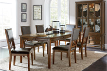 Load image into Gallery viewer, Frazier Park Brown Cherry Extendable Dining Set 1649