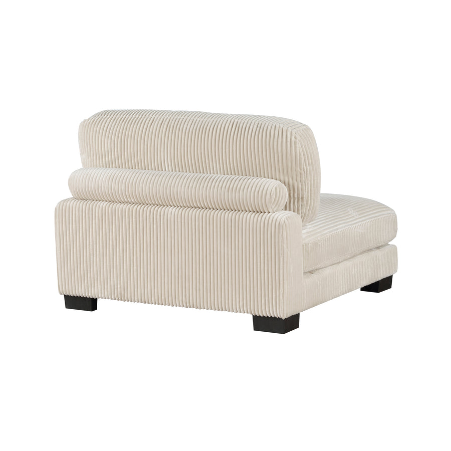 Traverse Beige 6pc Modular Sectional with Ottoman 8555