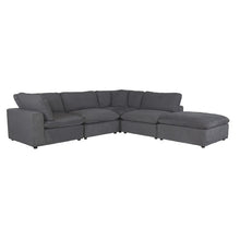 Load image into Gallery viewer, Guthrie Grey  Modular 5pc Sectional with Ottoman 9546