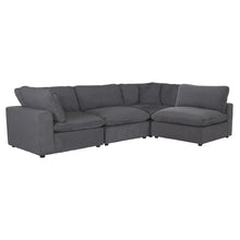 Load image into Gallery viewer, Guthrie Grey  Modular 5pc Sectional with Ottoman 9546