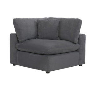 Guthrie Grey  Modular 5pc Sectional with Ottoman 9546