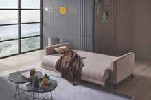 Load image into Gallery viewer, Alto Sand 3-Seater Sofa Bed with Storage