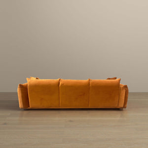 Arlo Burnt Orange Velvet Sofa