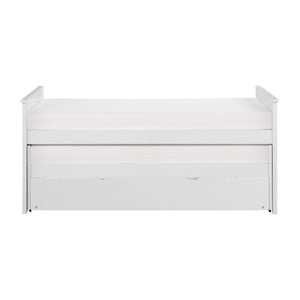 Galen White Twin/Twin Bed with Twin Trundle B2053