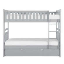 Load image into Gallery viewer, Orion Twin/Twin Grey Bunk Bed with Twin Trundle B2063