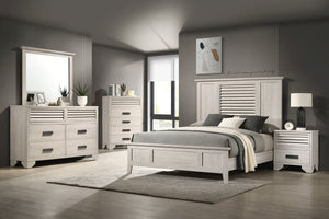 Sarter White Panel Bedroom Set B4740
