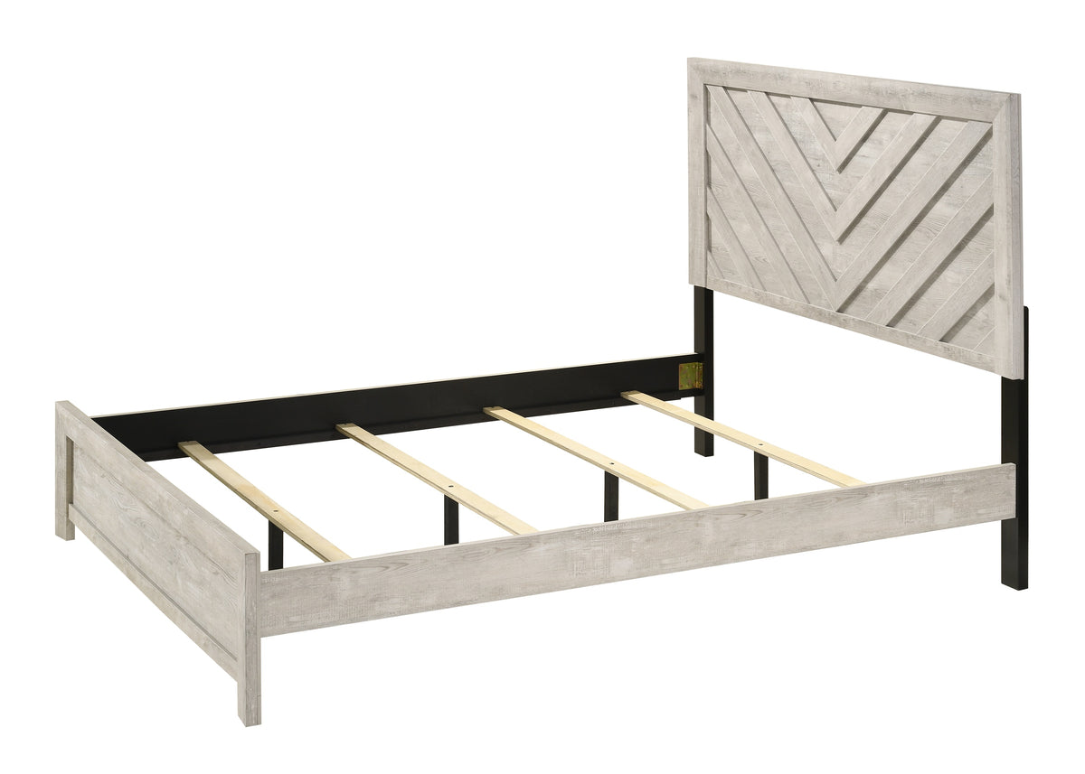 Valor Beige Finish Panel Bedroom Set B9330