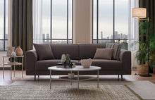 Load image into Gallery viewer, Basel Taupe Boucle 3-Seater Sofa Bed