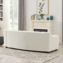 Load image into Gallery viewer, Marcus Mid-Century Modern Luxury Tight Back Cream Boucle Couch