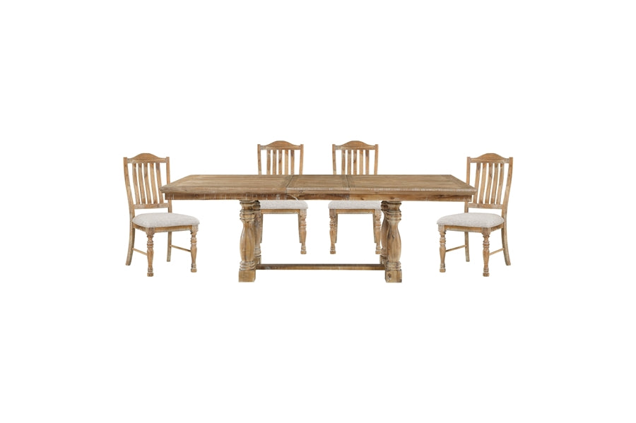 Weatherford Wheat Finish Dining Room Set 5904