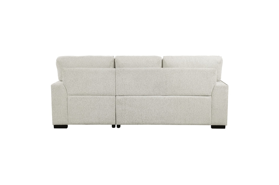 Morelia 2pc Sectional in Beige Fabric 9468