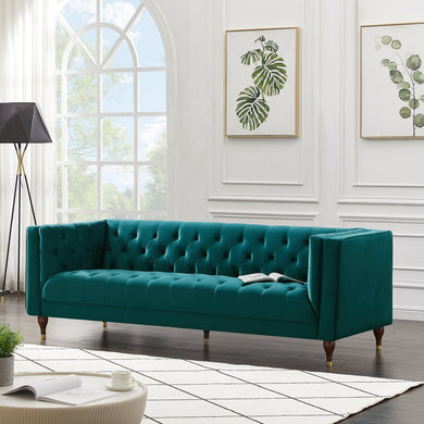 Evelyn Green Luxury Chesterfield Sofa