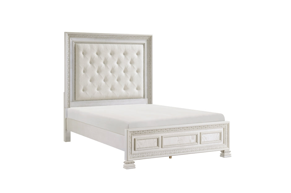 Theodore White Panel Bedroom Set 1596