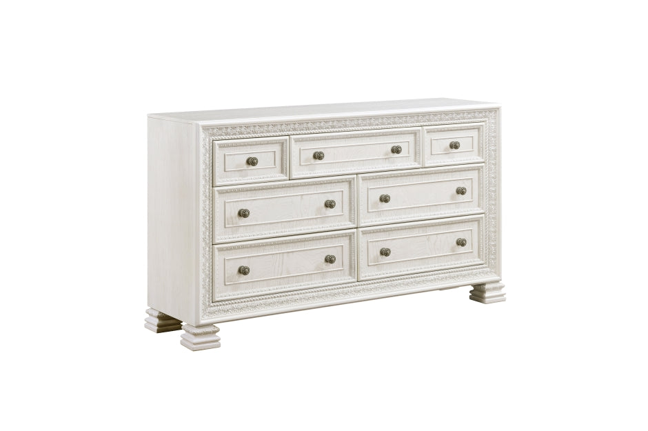 Theodore White Panel Bedroom Set 1596