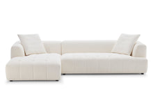 Load image into Gallery viewer, Kaynes Ivory Boucle L-Shaped Sectional