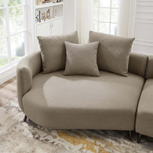 Load image into Gallery viewer, McKenzie Mocha Boucle Sectional