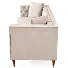 Load image into Gallery viewer, Autumn  Modern Cream Velvet Sofa