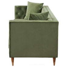Load image into Gallery viewer, Autumn Modern Green Velvet Sofa