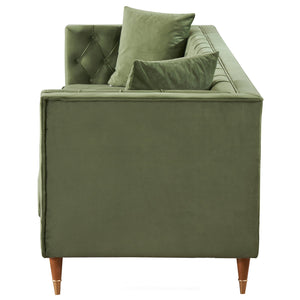 Autumn Modern Green Velvet Sofa