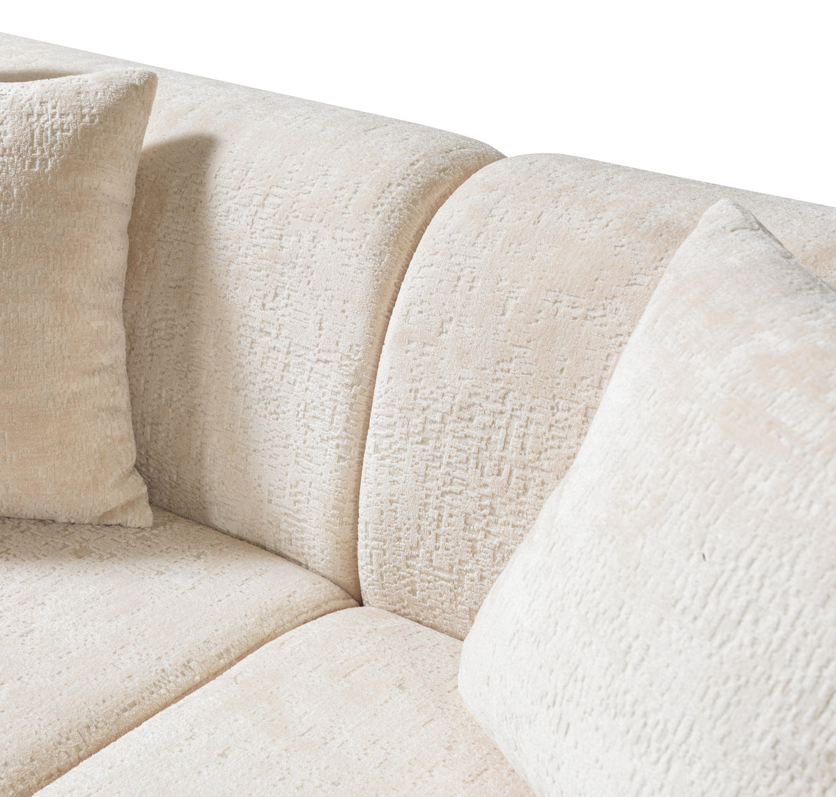 Brenda Ivory Boucle Living Room Set