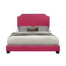 Load image into Gallery viewer, Pink Fabric King Panel Bed SH235