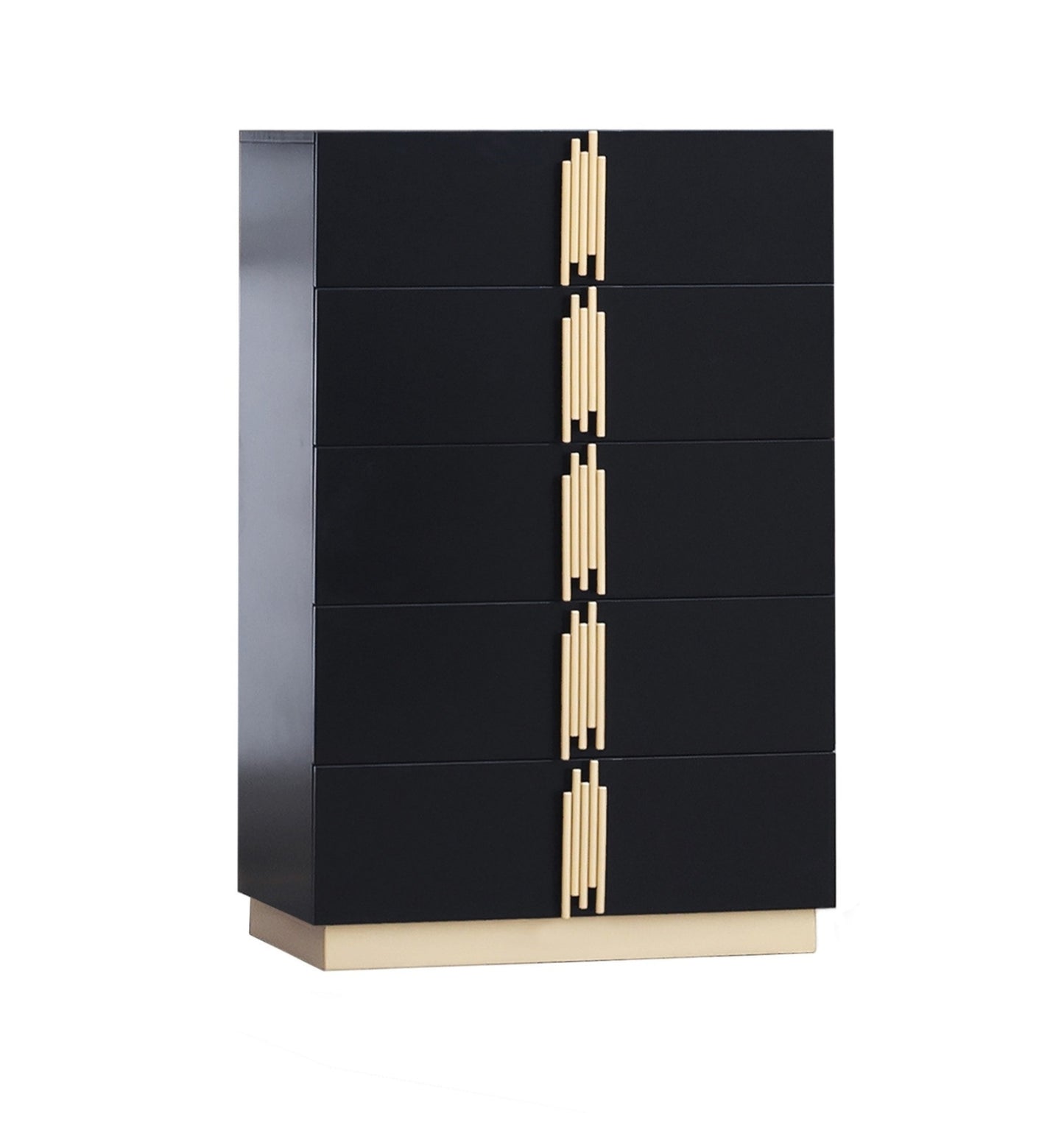 Evon Black/Gold Bedroom Set B7550