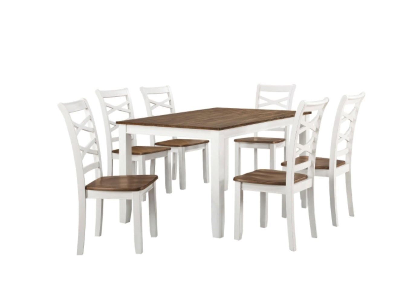 Dobson White 7pc Dining Room Set 5894