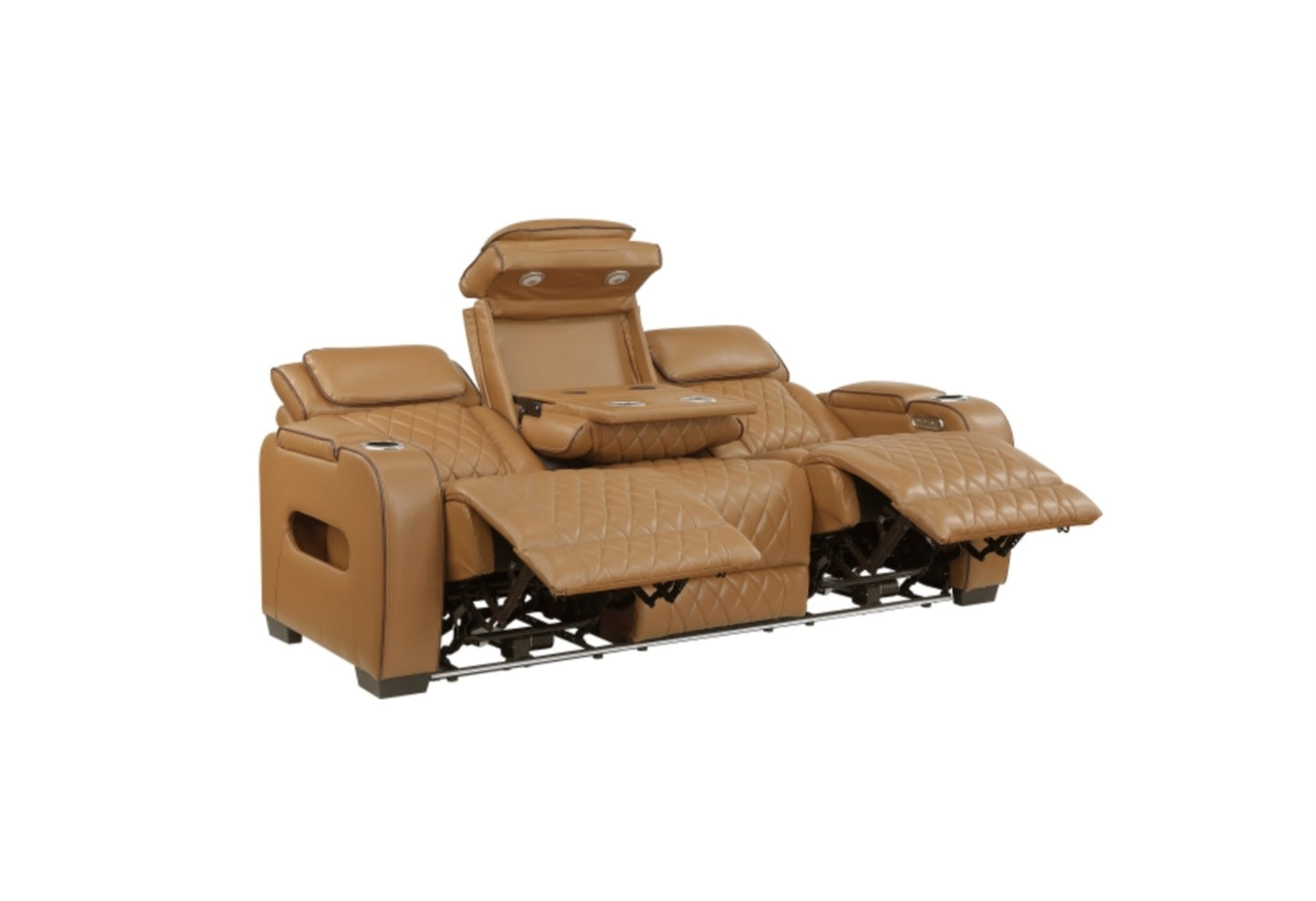 Fairway Brown POWER/LED 3pc Reclining Set 9516