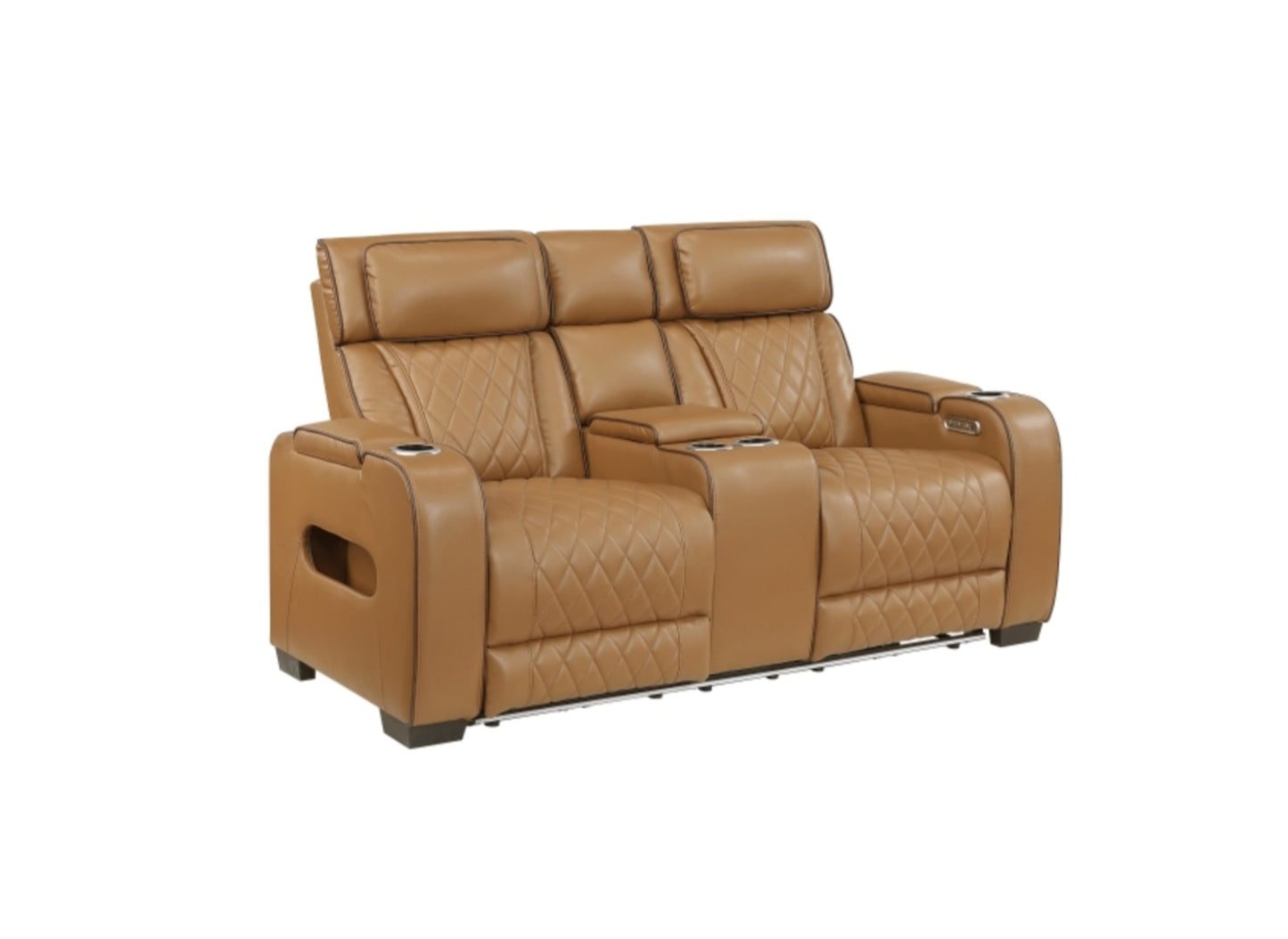 Fairway Brown POWER/LED 3pc Reclining Set 9516